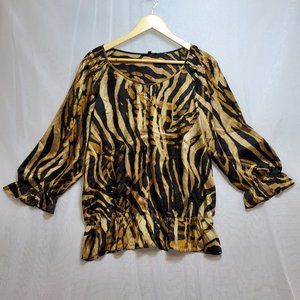 Woman's Animal Print Blouse